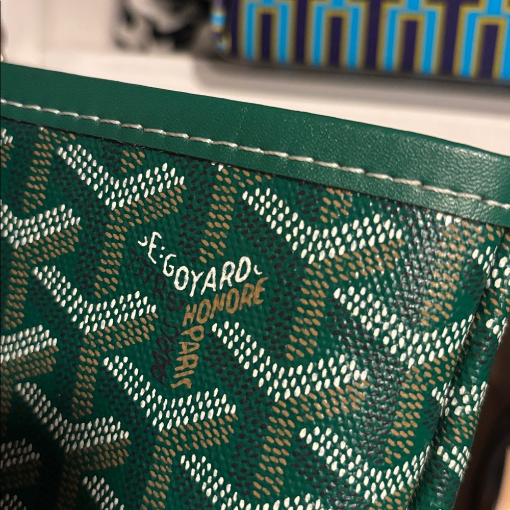 No brand Green Patterned Tote Bag - Picture 3 of 3